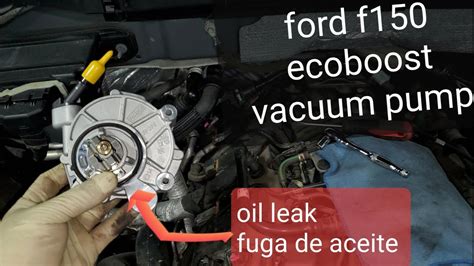 2013 f150 ecoboost vacuum pump leaking oil|2013 ecoboost oil leak. Any help appreciated!